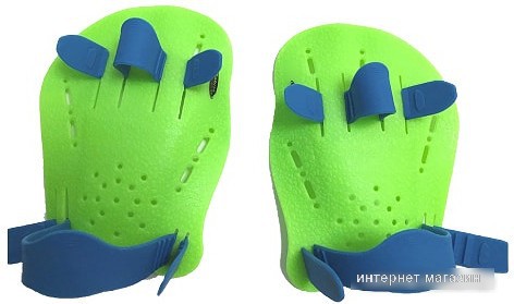 Лопатки для плавания Sabria Sport DP-03 (салатовый)