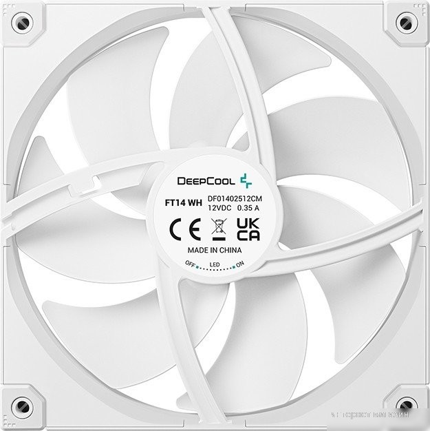 Вентилятор для корпуса DeepCool FT14 R-FT14-WHWPN1-G