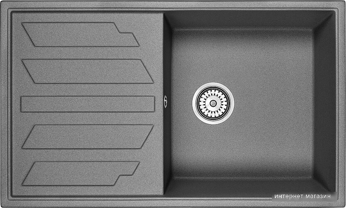 Кухонная мойка Granula GR-8601 (графит)
