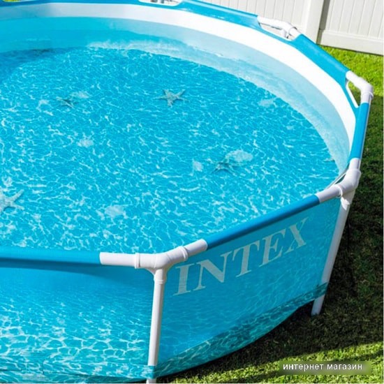 Каркасный бассейн Intex Metal Frame Beachside 28208 (305х76)