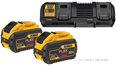 Аккумулятор с зарядным устройством DeWalt DCB132X2 (20В/2x9 Ач)