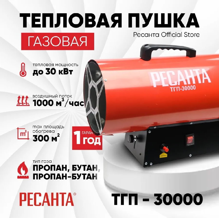Тепловая пушка Ресанта ТГП-30000