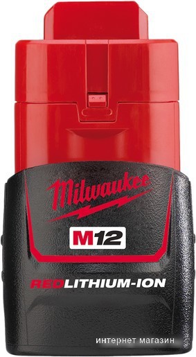 Аккумулятор Milwaukee M12 M12B1.5 4932352663 (12В/1.5 Ач)