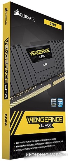 Оперативная память Corsair Vengeance LPX 2x32ГБ DDR4 3200 МГц CMK64GX4M2E3200C16