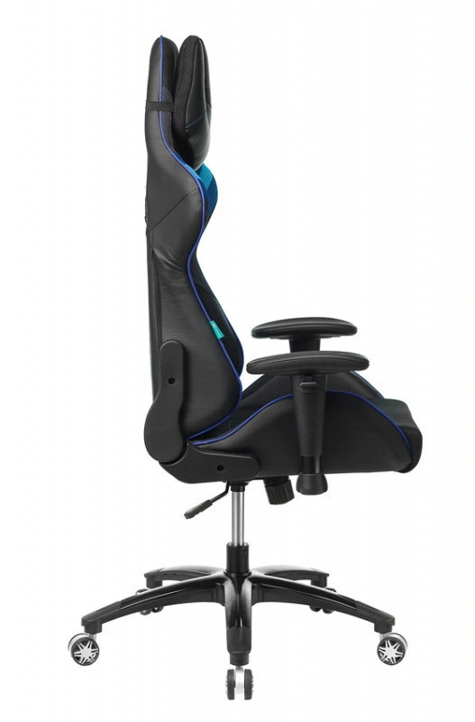Кресло Бюрократ Viking 4 Aero Blue Edition (черный)