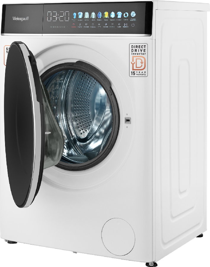 Стирально-сушильная машина Weissgauff WMD 58411 Direct Drive Inverter Premium Steam