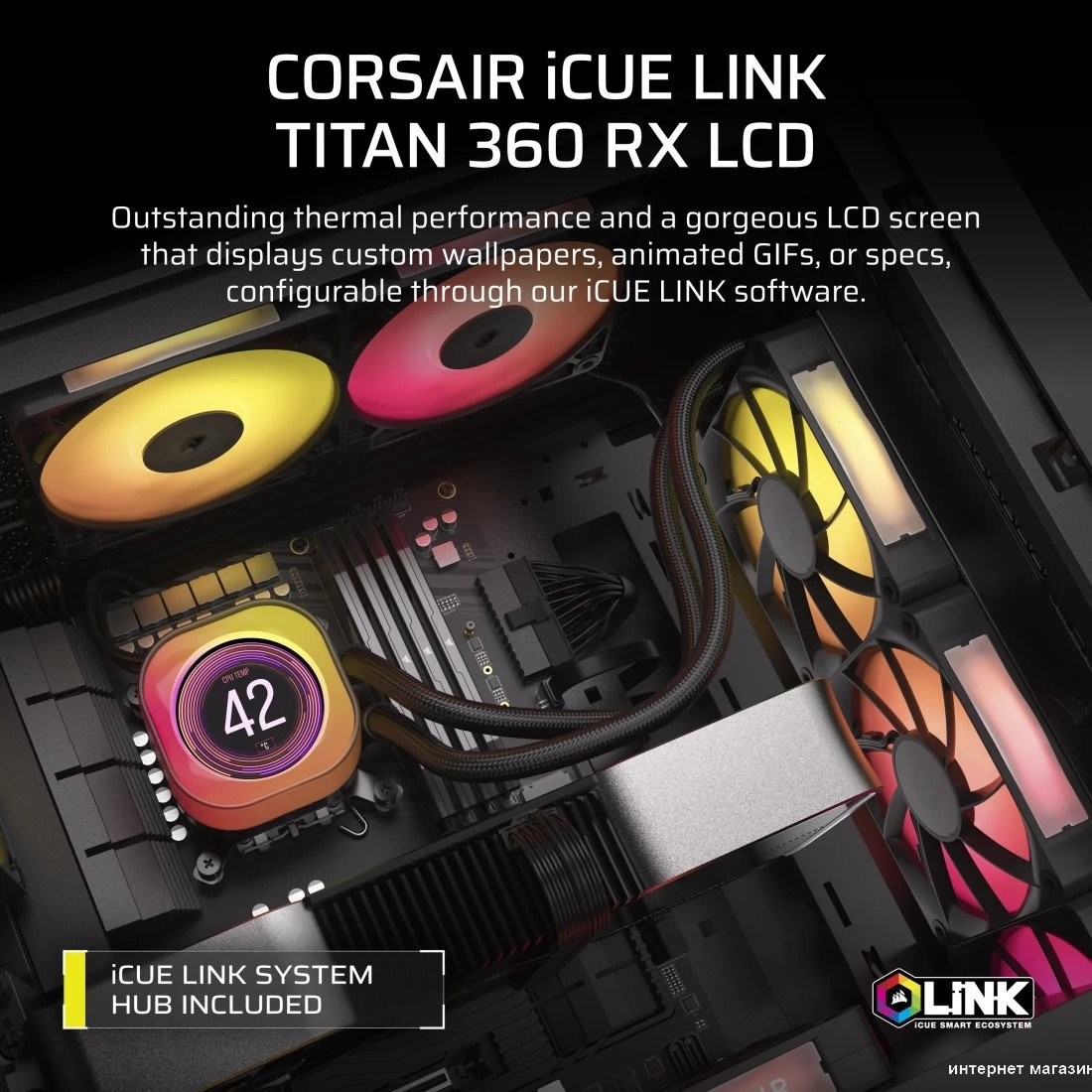 Corsair iCUE LINK TITAN 360 RX LCD CW-9061023-WW