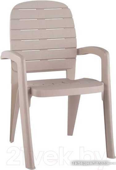 Стул Элластик-Пласт Прованс 58x46.5x90 (серо-бежевый)