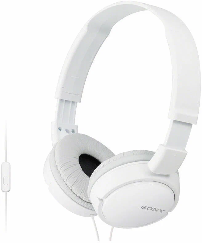 Наушники Sony MDR-ZX110AP (белый)