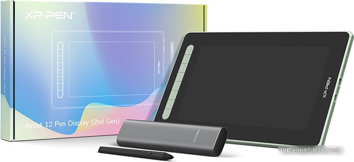 Графический монитор XP-Pen Artist 12 (2-е поколение, зеленый)