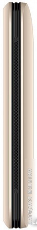 Кнопочный телефон BQ-Mobile BQ-2455 Boom Quattro (золотистый)