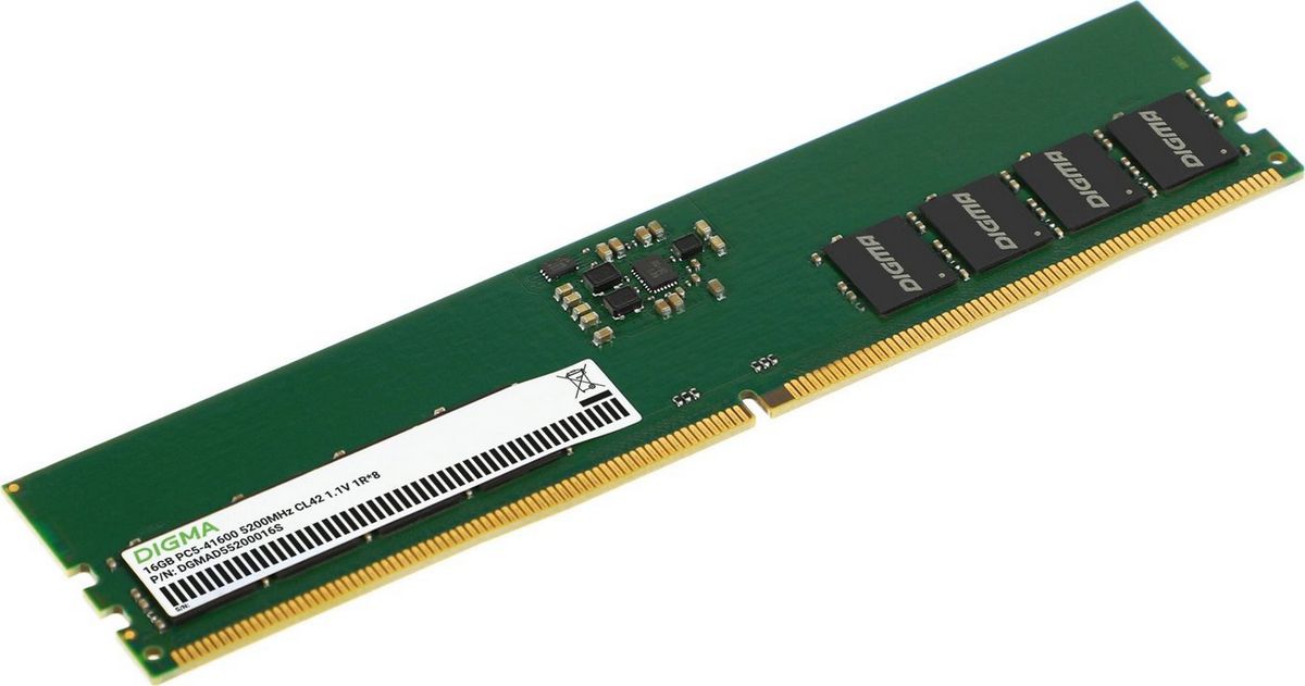 Оперативная память Digma 16ГБ DDR5 5200 МГц DGMAD55200016S