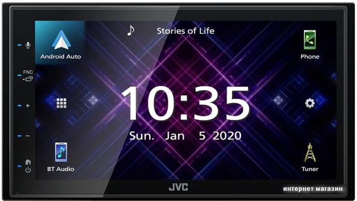 USB-магнитола JVC KW-M560BT