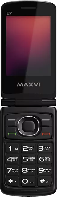 Кнопочный телефон Maxvi E7 (красный)