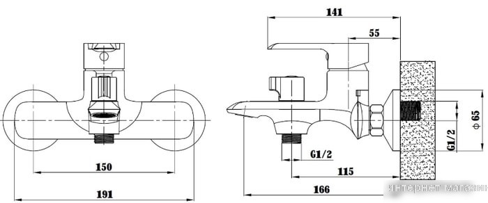 Смеситель Esko Sorrento SR54