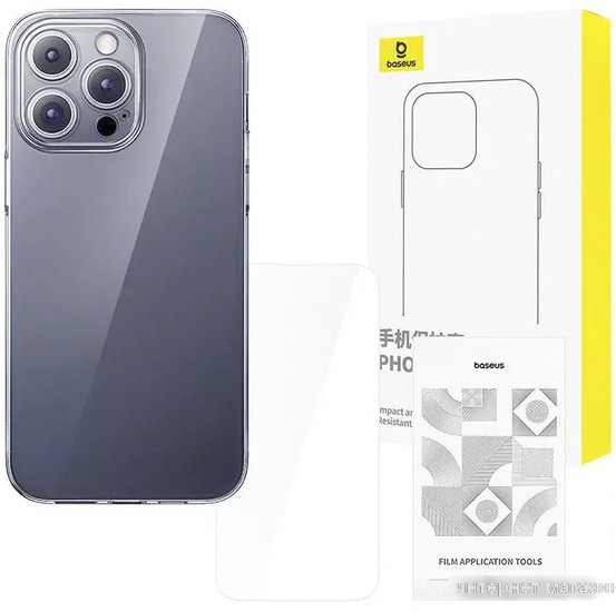 Чехол для телефона Baseus Schott Series для iPhone 15 Pro Max (прозрачный)