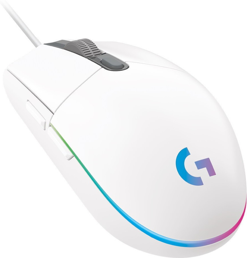 Игровая мышь Logitech G102 Lightsync (белый)