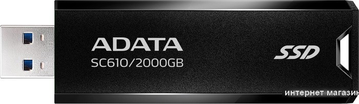 Внешний накопитель ADATA SC610 2TB SC610-2000G-CBK/RD