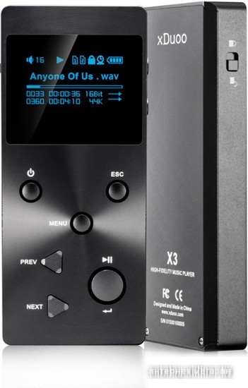 MP3 плеер Xduoo X3 Black