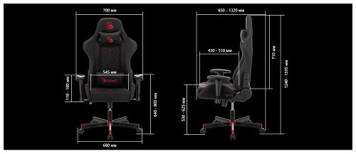 Кресло A4Tech Bloody GC-850 (черный)