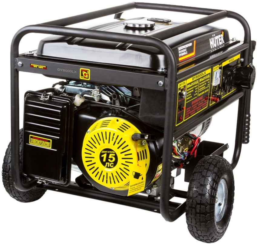 Бензиновый генератор Huter DY8000LX