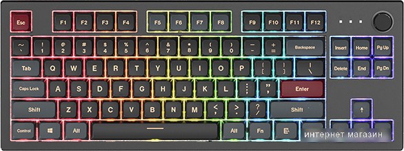 Клавиатура Montech MKey TKL Darkness MK87DR