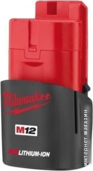 Аккумулятор Milwaukee M12 M12B1.5 4932352663 (12В/1.5 Ач)