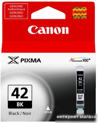 Картридж-чернильница (ПЗК) Canon CLI-42BK