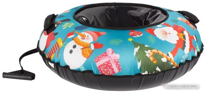Тюбинг Snowstorm BZ-90 Cristmass W112873 (90см, бирюзовый/черный)