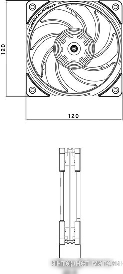 Вентилятор для корпуса Thermalright TL-B12