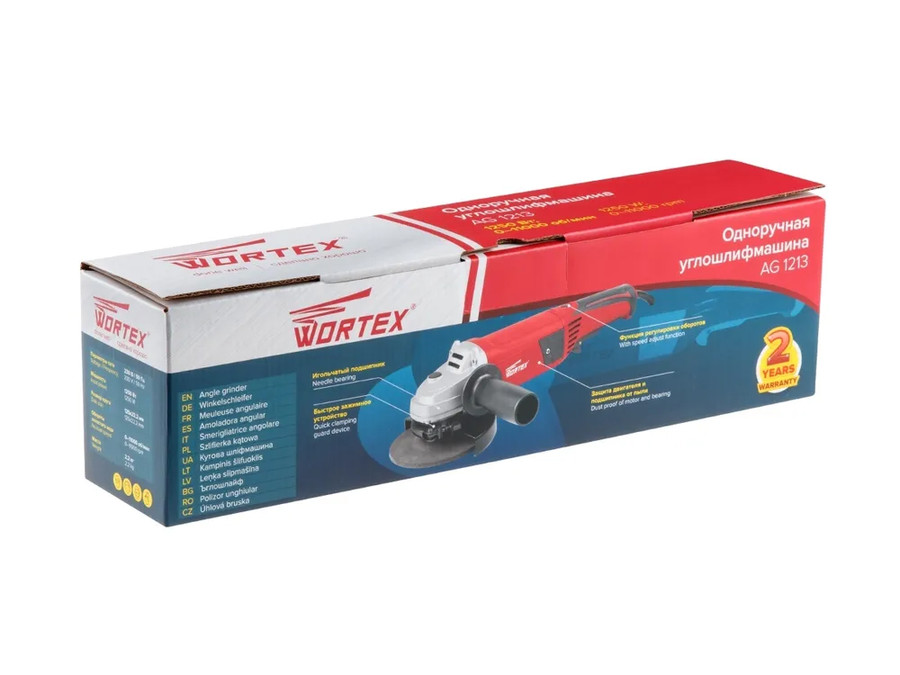 Угловая шлифмашина Wortex AG 1213 AG121300018