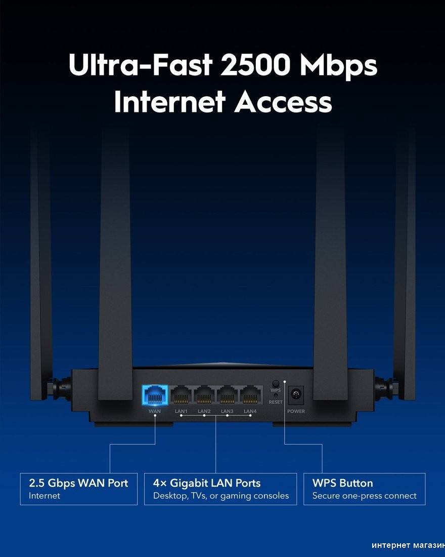 Wi-Fi роутер Cudy WR3600H 1.0