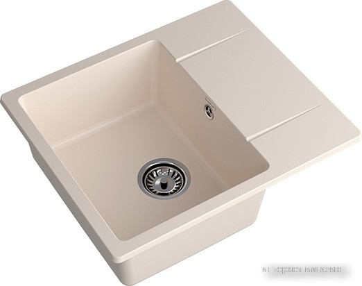 Кухонная мойка GranFest QUARZ GF-UR-258L (белый)