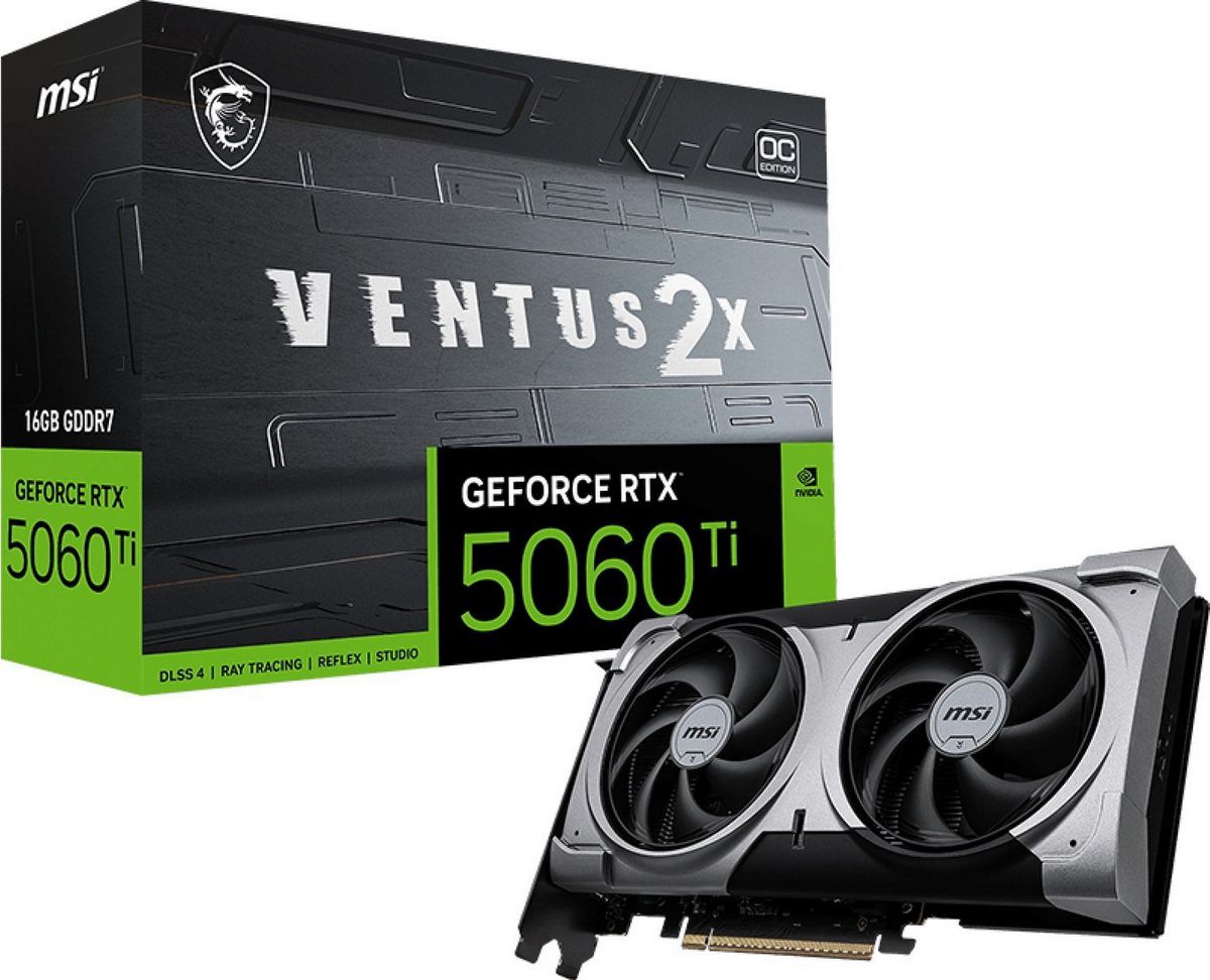 MSI GeForce RTX 5060 Ti 16G Ventus 2X Plus OC