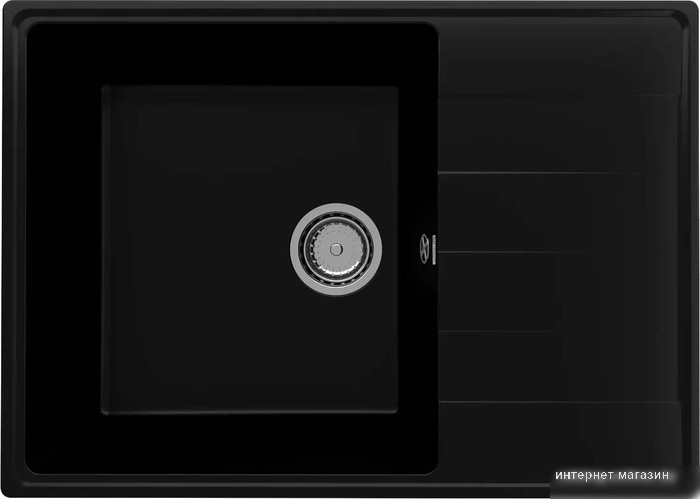 Кухонная мойка Ulgran Quartz Prima 700-07 (уголь)