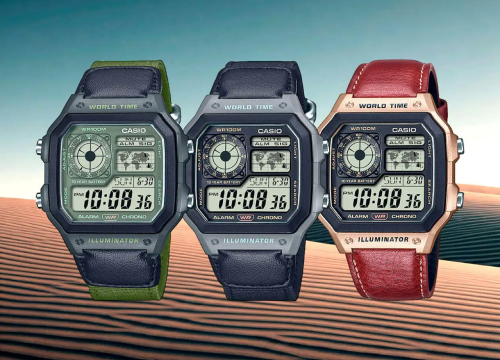 Срок службы аккумулятора до 10 лет: представлены новые часы Casio