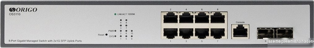 Управляемый коммутатор 2-го уровня Origo OS3110/A1A