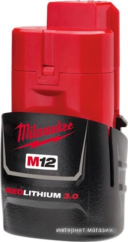 Аккумулятор Milwaukee M12B3 (12В/3 Ah)