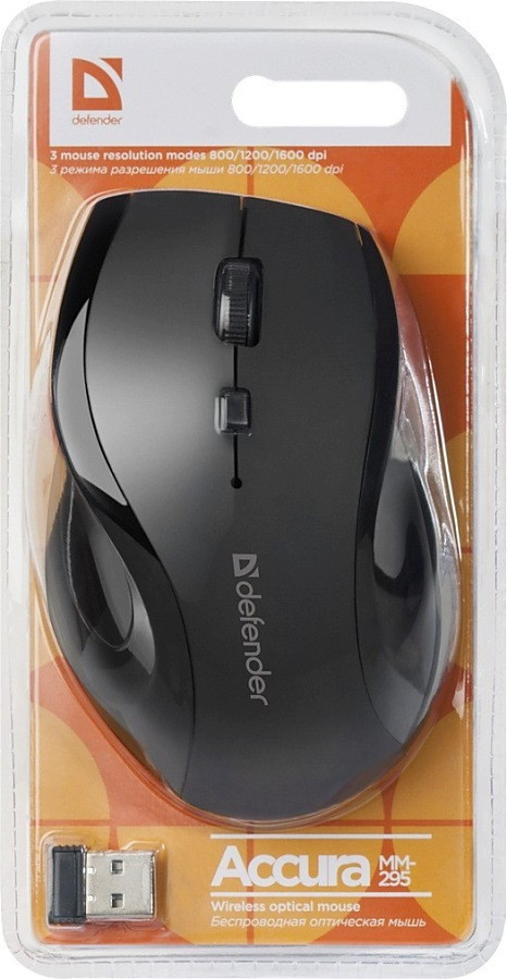 Мышь Defender Accura MM-295 (черный)