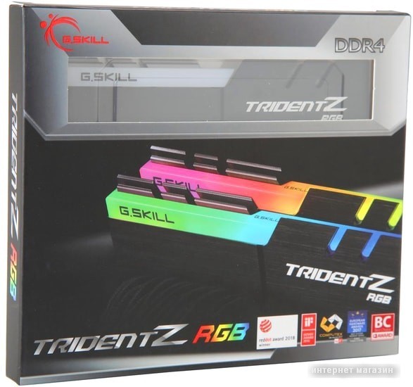 Оперативная память G.Skill Trident Z RGB 2x16GB DDR4 PC4-36800 F4-4600C20D-32GTZR