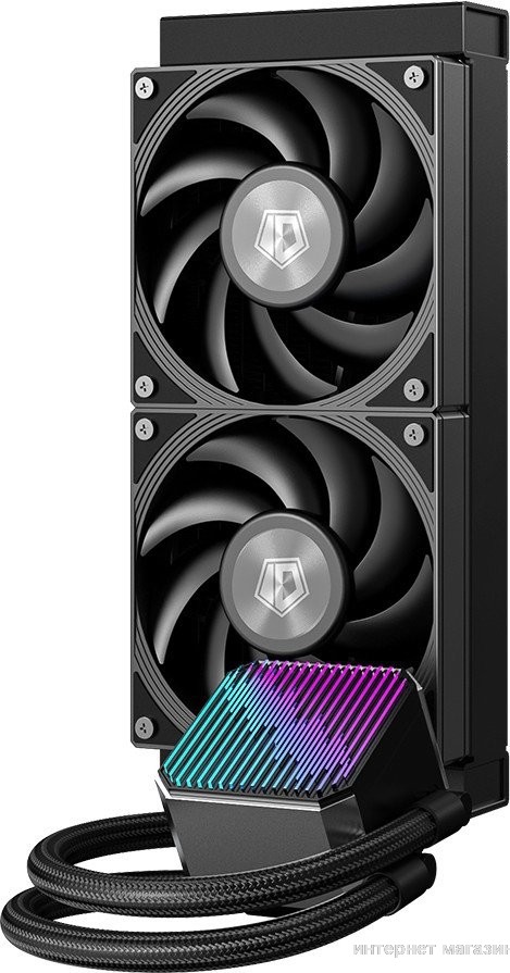 Жидкостное охлаждение для процессора ID-Cooling DX240 Max Black