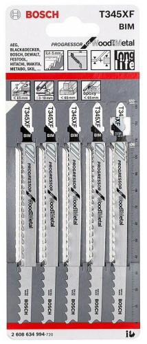 Набор оснастки Bosch 2608634994 (5 предметов)