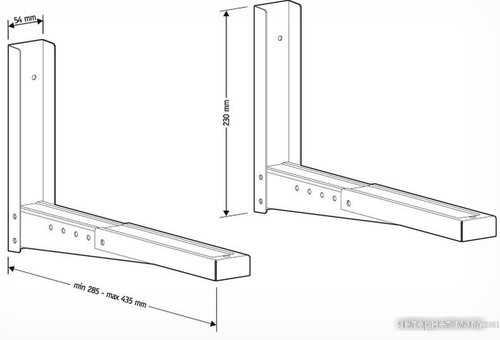 Кронштейн Holder MWS-2002 (металлик)