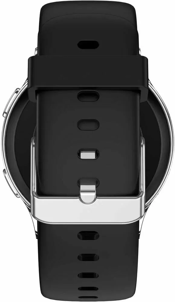 Умные часы Amazfit POP 3R (серебристый, с силиконовым ремешком)