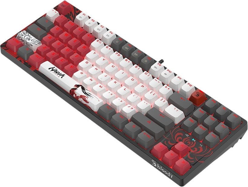Клавиатура A4Tech Bloody S87 Naraka (Bloody BLMS Red Plus)