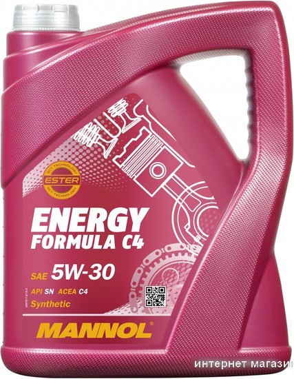 Моторное масло Mannol Energy Formula C4 5W-30 5л