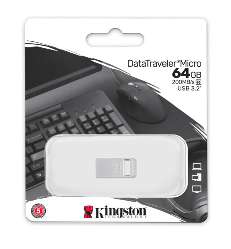 USB Flash Kingston DataTraveler Micro USB 3.2 Gen 1 64GB