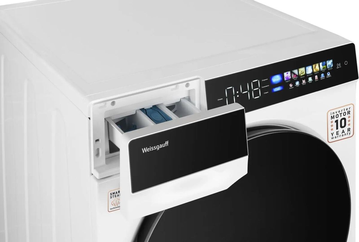 Стирально-сушильная машина Weissgauff WMD 999 Inverter Steam