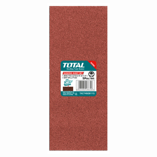 Набор шлифлистов Total TAC74926115 (5 шт)