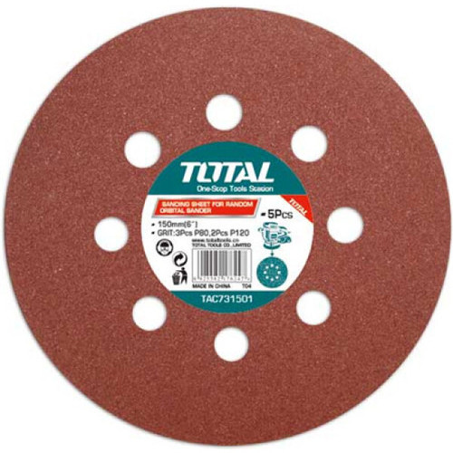 Набор шлифкругов Total TAC731501 (5 шт)